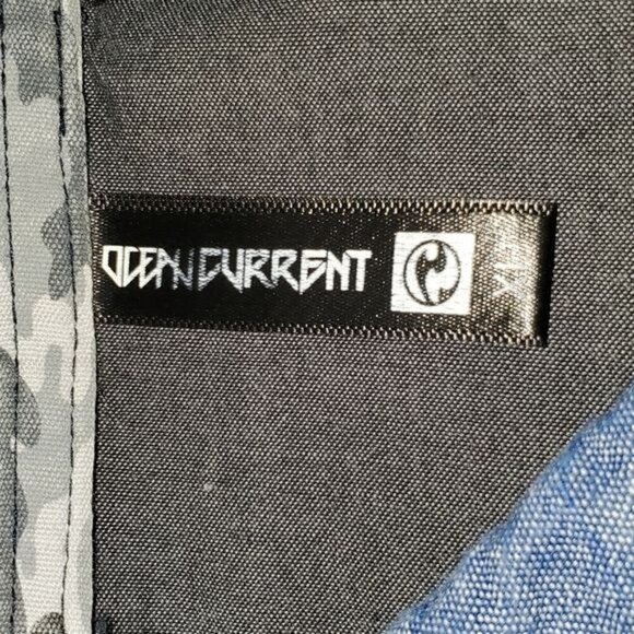 LAST CHANCE Ocean Current Full Button Down Sz XL Blouse w Possible Roll-up Slvs - Picture 8 of 14